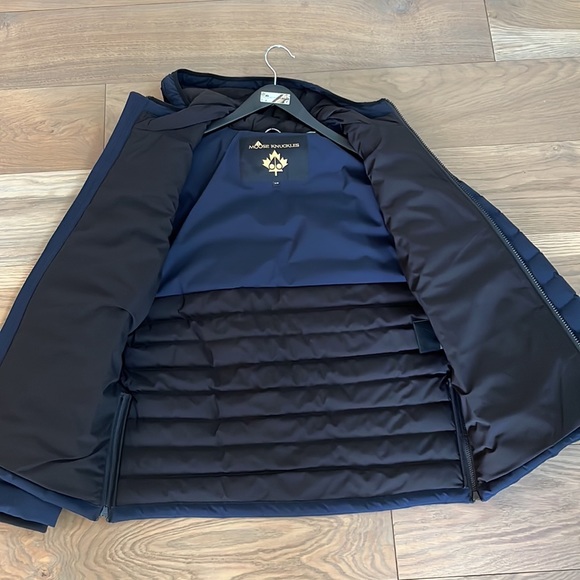 Moose Knuckles- Men’s, size XL, navy, “Hooper” down coat - Picture 4 of 12